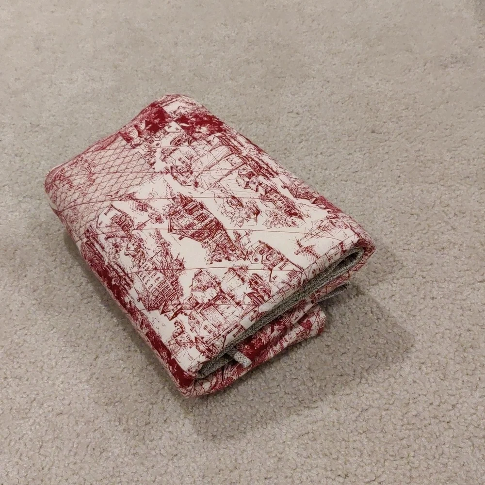 Quilt Handmade Reversible Scenic Throw Blanket Vintage Victorian Y2K Cottagecore